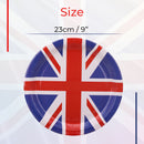 Union Jack Party Tableware Disposable Dinnerware for King Charles III Coronation