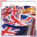 Union Jack Party Tableware Disposable Dinnerware for King Charles III Coronation
