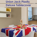 Union Jack Party Tableware Disposable Dinnerware for King Charles III Coronation