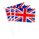 Union Jack Hand Wave Flag Great Britain England National Stick Flags for King Charles III Coronation