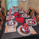 Union Jack Hand Wave Flag Great Britain England National Stick Flags for King Charles III Coronation