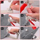 100pcs Pearl Rivets Round Studs For Leathercraft Clothing Decoration