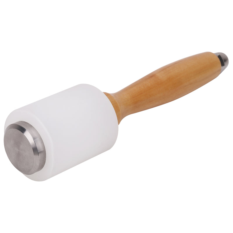 Leather Nylon Hammer Wooden Handle Carving Mallet For Leather Craft DIY Tool