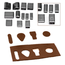 24/39/52-Piece Shape Hole Punch Set, Leather Hole Cutting Set, Hollow Hole Punching For Leather Craft