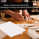 Hard Plastic Crafting Pad, Stamping Tools, Hole Cutting Mat, Hole Punching Plastic Board