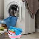 Oval Collapsible Foldable Laundry Basket Storage Organiser