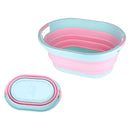 Oval Collapsible Foldable Laundry Basket Storage Organiser