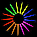 6" Neon Colours Premium Lanyard Glow Sticks 25pcs Glow Rod For Party Night