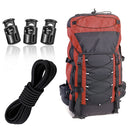 10 Metre Elastic Bungee Shock Cord with 10pcs Cord Adjuster Toggles for Backpack Hammocks Craft