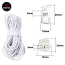 10 Metre Elastic Bungee Shock Cord with 10pcs Cord Adjuster Toggles for Backpack Hammocks Craft