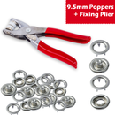 9.5mm PRYM Snap Poppers Ring Press Press Studs With Fixing Plier For DIY Craft Project, Custom Clothing