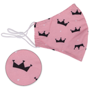 Cotton Face Mask With Filter Pocket, 2/3 Layer Mask, Washable, Reusable, Breathable