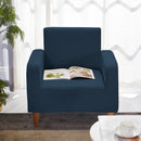 Plain Sofa Cover Elastic Stretch Couch Fit Settee Slipcover, Premium Non Slip Spandex