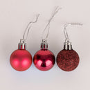 Christmas Baubles Xmas Tree Decoration Ball Ornaments with Strings