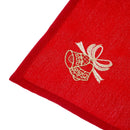 Jingle Bell Printed Christmas Table Napkins