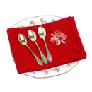 Jingle Bell Printed Christmas Table Napkins