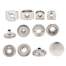 PRYM Non-Sew Hook & Bar Trouser Fastener With Cap, Non Sew Clasps Hook & Bar - 12.5mm