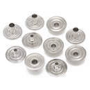 PRYM Non-Sew, Non-Visible Hook & Bar Trouser Fastener, Non Sew Clasps Hook & Bar Closures - 12.5mm