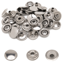 PRYM Press Studs, Non-Sewing 15mm Stainless Steel Snap Fasteners Buttons For Leather Crafts, Handbag