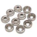 PRYM Press Studs, Non-Sewing 15mm Stainless Steel Snap Fasteners Buttons For Leather Crafts, Handbag