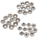 PRYM Press Studs, Non-Sewing 15mm Stainless Steel Snap Fasteners Buttons For Leather Crafts, Handbag