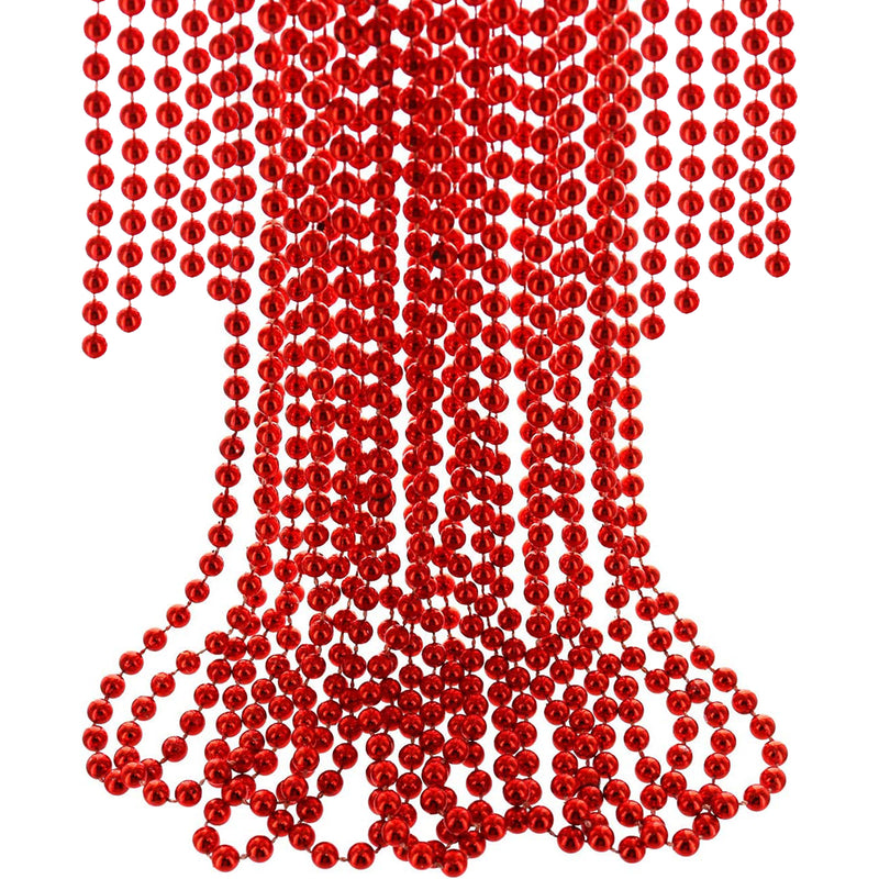 24ft Metallic Bead Chain for Christmas Tree Decoration