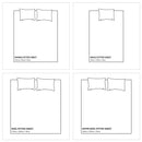 Satin Stripe Cotton Fitted Sheet - Single/Double/King/Super King