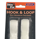 Stix'n'Fix 20mm Self Adhesive Hook & Loop Tape, 1 Metre Sticky Back Fastener