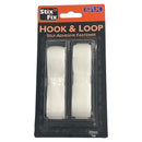 Stix'n'Fix 20mm Self Adhesive Hook & Loop Tape, 1 Metre Sticky Back Fastener
