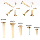 500pcs Metal Split Paper Fastener Pins, Round Head Split Pins - Assorted Sizes