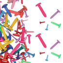 500pcs Metal Split Paper Fastener Pins, Round Head Split Pins - Assorted Sizes