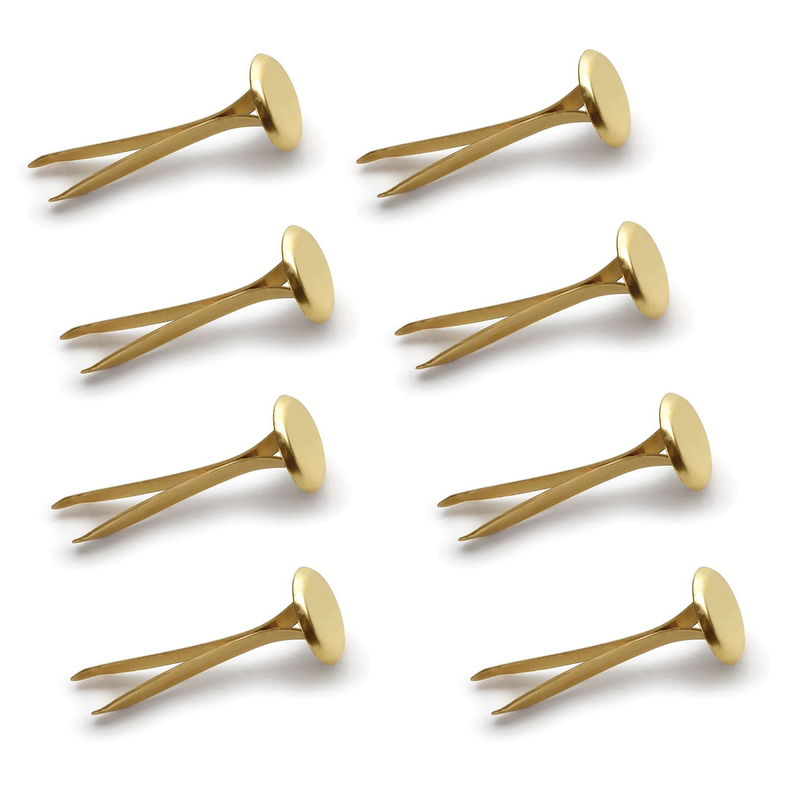 500pcs Metal Split Paper Fastener Pins, Round Head Split Pins - Assorted Sizes