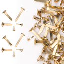 500pcs Metal Split Paper Fastener Pins, Round Head Split Pins - Assorted Sizes