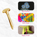 500pcs Metal Split Paper Fastener Pins, Round Head Split Pins - Assorted Sizes