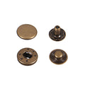 Metal S Spring 20mm Press Studs 4 Parts Durable & Lightweight Fasteners For DIY Leather Jackets Sewing