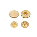 Metal S Spring 20mm Press Studs 4 Parts Durable & Lightweight Fasteners For DIY Leather Jackets Sewing