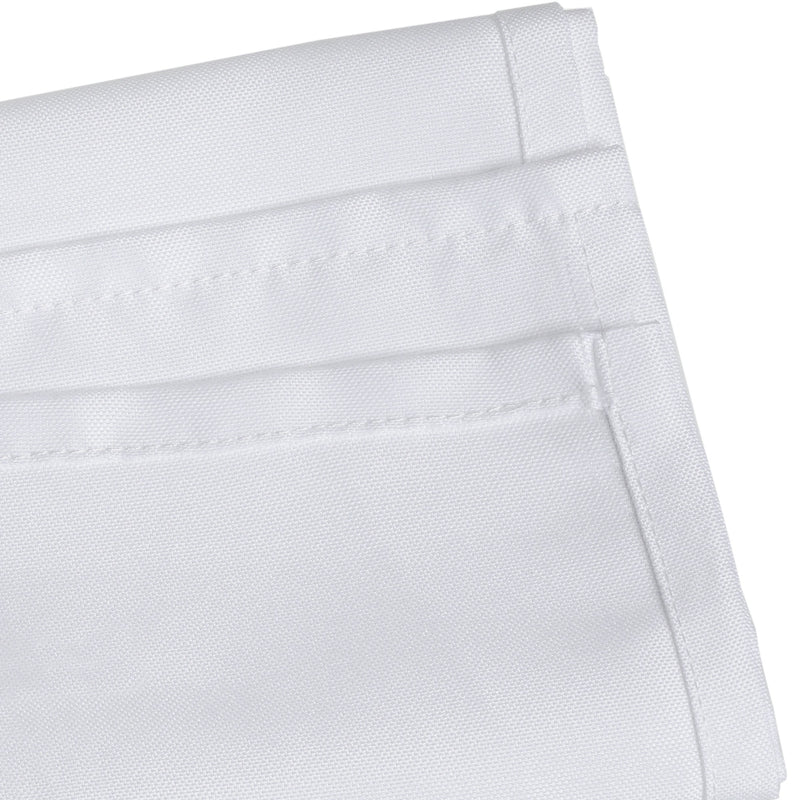 Rectangle Polyester Tablecloth for Banquet, Dining, Christmas Party - Black, White & Ivory