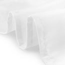 Round Polyester Tablecloth for Banquet, Dining, Christmas Party - Black, White & Ivory