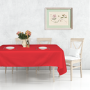 Red Table Cloth Christmas Rectangular Round Table Cover Xmas Party