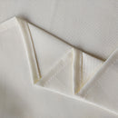 Polyester Round Tablecloth, Premium Linen Table Cover - Black, White & Ivory