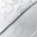 Damask Table Cloth Overlay Branch Swirl Pattern Dinning Table Cover