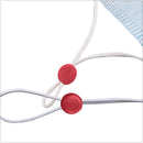 Silicone Round Toggles, Cord Locks Adjustable Buckle Elastic Cord Stopper Face Mask