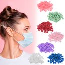 Silicone Round Toggles, Cord Locks Adjustable Buckle Elastic Cord Stopper Face Mask