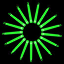 6" Neon Colours Premium Lanyard Glow Sticks 25pcs Glow Rod For Party Night