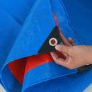 Multipurpose Waterproof Tarpaulin, 180gsm Tear-Resistant Tarp Cover