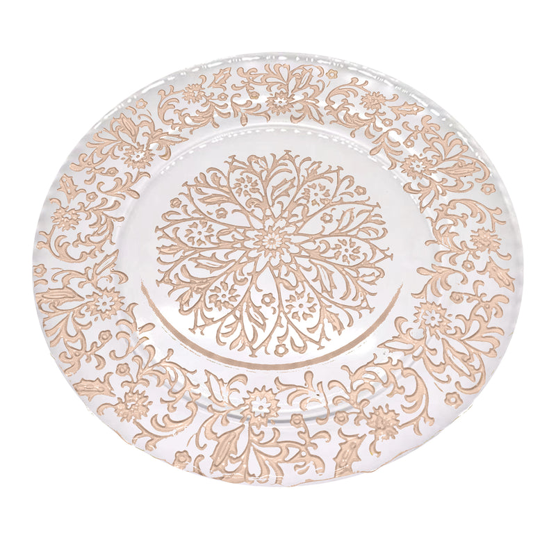 Decorative Charger Plates for Wedding, Birthday Parties, Dinner Table Decoration