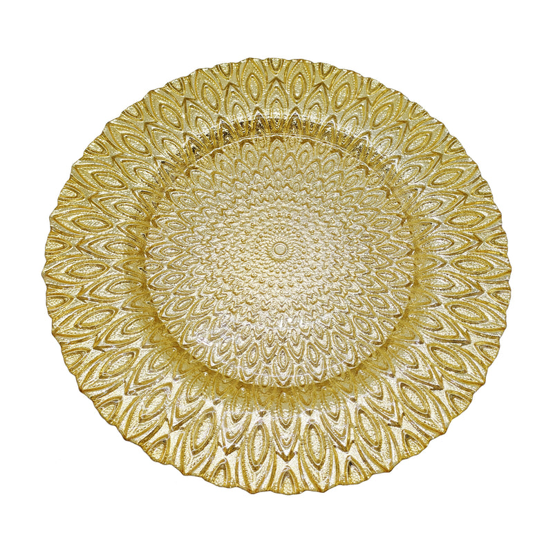 Decorative Charger Plates for Wedding, Birthday Parties, Dinner Table Decoration