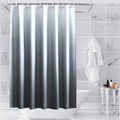 Polyester Shower Curtain, Waterproof Bath Curtain with Hooks