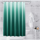 Polyester Shower Curtain, Waterproof Bath Curtain with Hooks