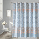 Polyester Shower Curtain, Waterproof Bath Curtain with Hooks